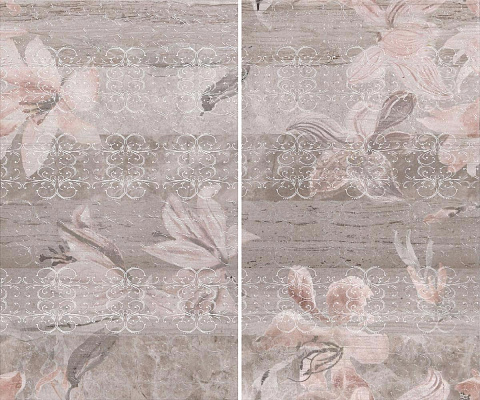 Панно KALLISTO Grey Panno 01 (Gracia Ceramica)